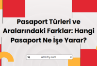 Pasaport Türleri ve Aralarındaki Farklar: Hangi Pasaport Ne İşe Yarar?